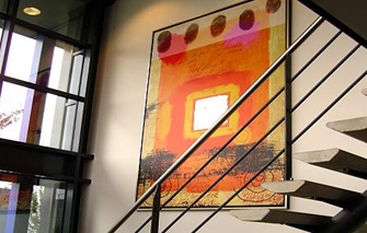 WANDPRINT CANVAS OP MUUR